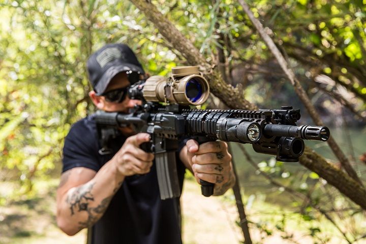 Person Holding a Gun Person Holding a Gun